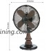 DecoBREEZE Oscillating Table Fan 3 Speed Air Circulator Fan  10 In  Harrison - B01N900H89